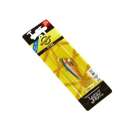 Balancir Lucky John Fin 4 + tee, 6 cm, color 54 blister-6