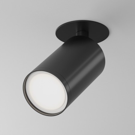 Technical C049CL-U-1B, 1xGU10, 10W, 5.2x5.2x12.5 cm, black color is black