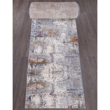 ARDA Mardan Carpet, size 120x2500 cm, color Coken D.Grey/Blue