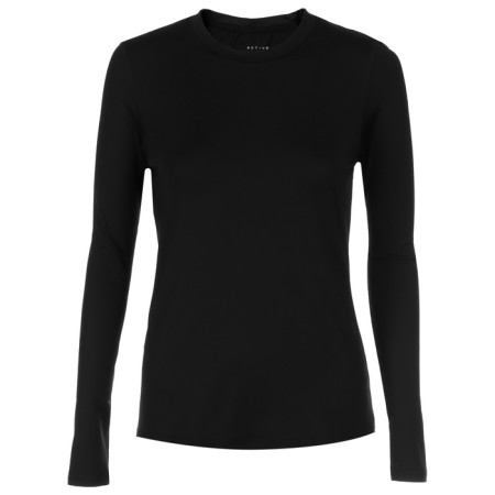 Rashgard women with long sleeve, basic, size S (44), black color-8