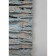 Curtain, size 150x270 cm, turquoise color