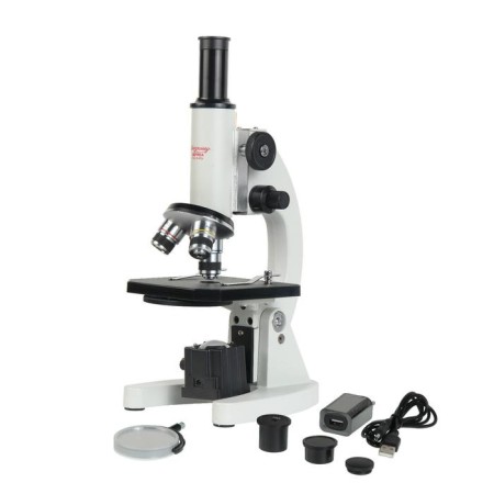 School Eureka Microscope 40 × -640s, mirror, LED-11