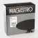 Porcelain dish for feeding Magistro "Galaxy", 27 × 12.5 cm, black color