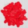 Decorative hearts, set 50 pcs., 3.2 cm, red color