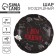 Shard Foil Circle 18 "Happy Birthday. Pirate Party", Black Color