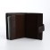 Male purse on magnet 3 in 1, department for auto documents, passports, brown color