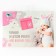 Organizer for storing things for a crib "Our little miracle" for a girl, 2 departments