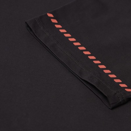 Women's T-shirt with Red Kant Basic Line Color Black, Rr. 48-7