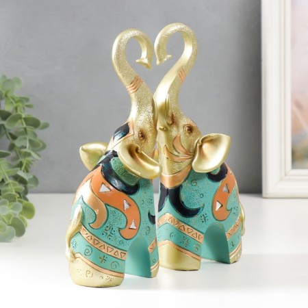 Souvenir Polystone "African Elephant" set 2 pcs 6x17x21 cm-1