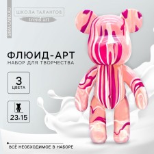 Drawing by acrylic on a plastic figure 