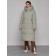 Coat insulated winter female, size 42, green color