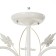 Susana chandelier 3x15W E27 white/gold 53x53x32cm Bayerlux
