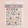Nail stickers "Gifts of Nature", voluminous, multi -colored