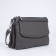 Bag Cross-Bodi with a zipper, gray color