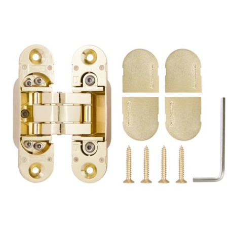 Loop of hidden installation Armadillo Universal 3D-CH 60 SG, with 3D reg., Color mat. gold-3