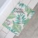 Palm branch rug for the house, 40 × 65 cm, green color