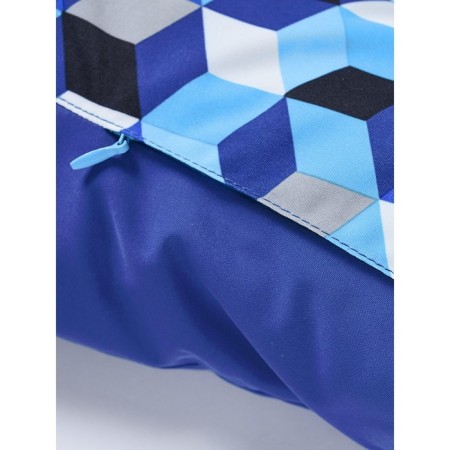 Ski costume for a boy, height 128 cm, blue color-7