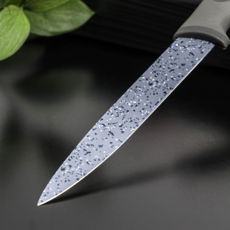 A knife with an anti -wound coating of the granite shares, universal, blade 12.5 cm-2