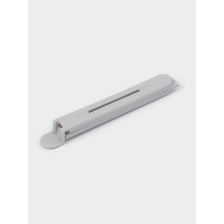 Set of clamps for packages 4 pcs, 11x6x1 cm, white/gray color-3