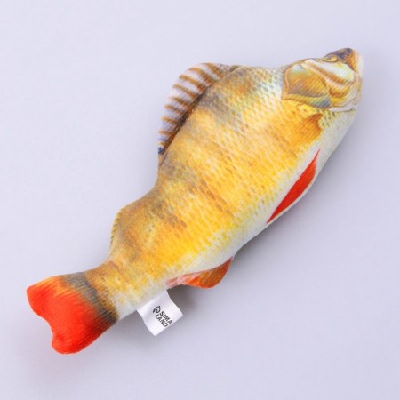A toy for cats with mint "perch" from textiles, 20 cm-2