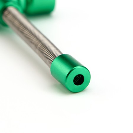 The smoking "spring" tube, with a brass framing, 3.5 x 7.5 cm-2