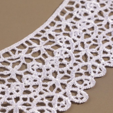 Collar sewing, guipyur, 21 × 6 cm, white color-4