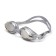 ATEMI N9202M swimming glasses, silicone, silver color
