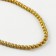 Glass beads, set 140 pcs., Size 1 pc. - 6 mm, color yellow gold