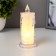Night "Candle" LED from white batteries 4.5x4.5x11 cm Risalux