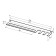 Holder for storing skewers and accessories barbecue, wall -mounted, stainless steel