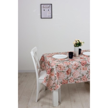 Oilcloth loneta 140 cm, roll 20 m, drawing "Taormmina"-1