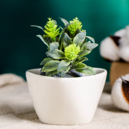 Light pot 5x8cm, white-1