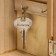 Keywood wood 4 hook and shelf "keys and heart" 26x21x6 cm