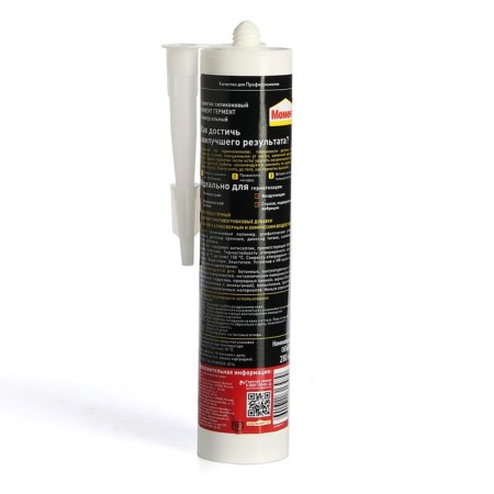 Sealant moment a herment, silicone, universal, white, 280 g-1
