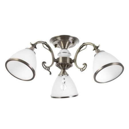 Diego chandelier 3XE27 40W bronze 50x50x28cm
