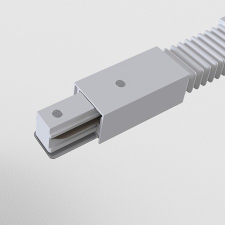 The Connector is flexible for the Technical TRA001CF-11W, 28x3.5x2 cm, white color.-1