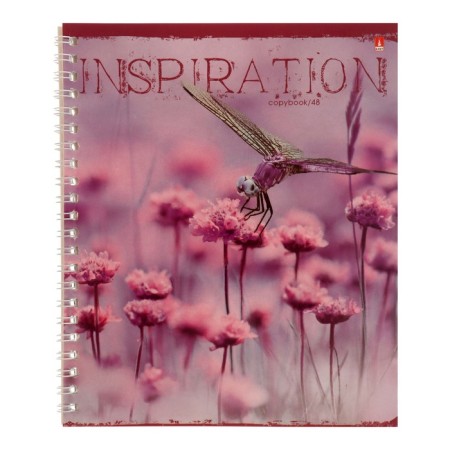 Notebook of 48 sheets in a cage on the crest "Lavender mood", cover Clockwork cardboard, glossy lamination, mix-2