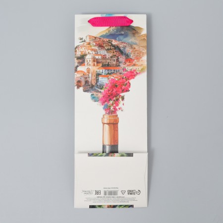 Gift package for a bottle, packaging, Wonderful Life, 36 x 13 x 10 cm-5