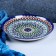 Largan Rishtan ceramics "Patterns", 28 cm, blue