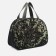 Cosmetic bag on a zipper, with a grid, khaki color/green