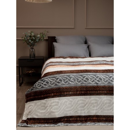 Texrepublic blanket, size 150x200 cm, beige color