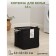 Belly basket square shares Laundry, 33 × 33 × 33 cm, black color