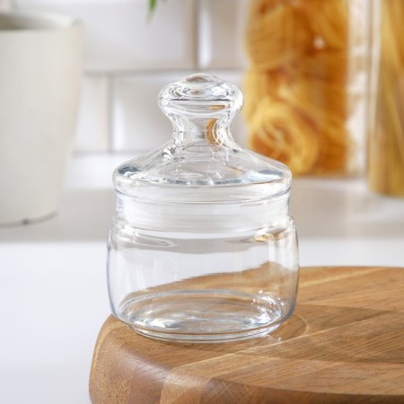 Bank for bulk products Cesni, 420 ml, transparent color-6