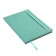 Notepad A5 "Mint", 60 sheets, without Linovka, artificial leather, thermoting, tinted OFSET BLOCK 70g/m2