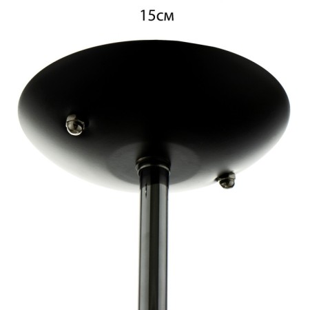 Svetogor chandelier "Music" 3x60W E27 Black/Chrome-5