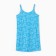 Night shirt female, blue/turtles, size 48