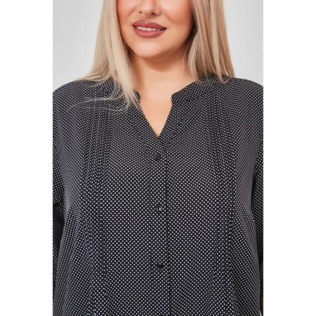 Female shirt, size 54, black color-5