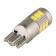 Auto Stuffing Led Skyway T10 W5W, 9-36V, 27SMD diode, 1-end, white, foggy