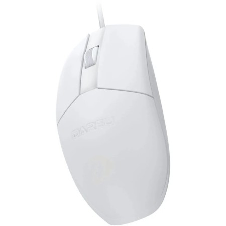 Mouse Dareu Wended LM103 White (White), DPI 1200, size 118x61x38mm, 1.58m-1