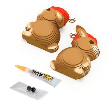 3D конструктор «Веселый зайчик», в пакете-1